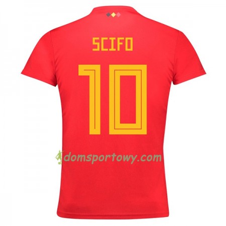 Koszulka Belgia Scifo 10 Domowe Koszulki Piłkarskie Mistrzostwa Świata 2018